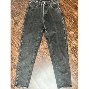 ZARA‎ Black Jeans Womens US 2 EUR 34 Mid Rise Straight Leg Denim